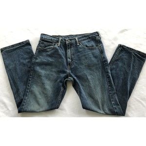 Levis 505 Blue Jeans Size 33x30 Men's Straight Leg